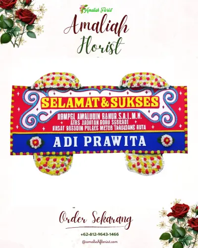 Karangan Bunga Ucapan Selamat di Semboja