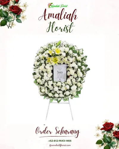 Krans Bunga Duka Cita di Semboja